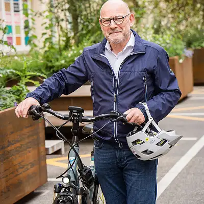 Verkehrsminister Winfried Hermann Portrait (c) Sebastian Berger