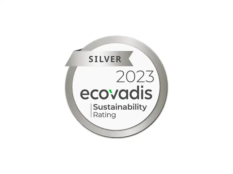 EcoVadis Sustainability Rating Silver 2023